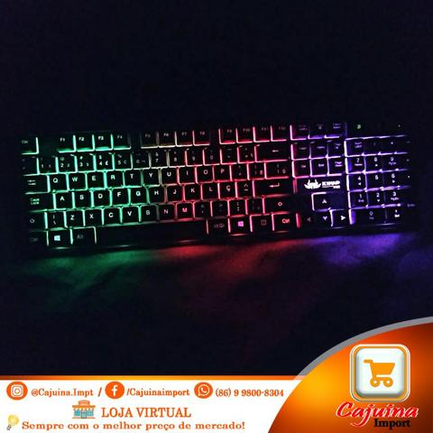 Teclado Gamer Led USB Perfeito T19tg11ked19 - Foto 2