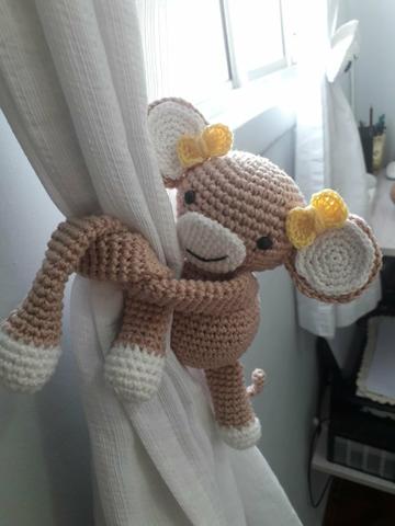 Amigurumis abraçadeira crochê