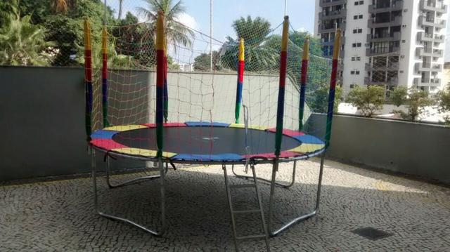 Cama elástica + Casinha de bolinhas - Foto 3