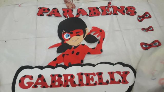 Painel de festa ladybug - Foto 2