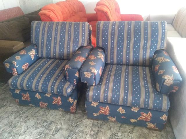 Sofá 3 lugares com 2 poltronas - entrego - Foto 2