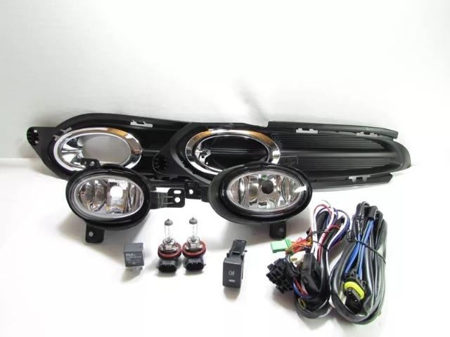 Kit Farol Milha Neblina Aro Cromado Honda HRV 2015 a 2018 - Foto 4