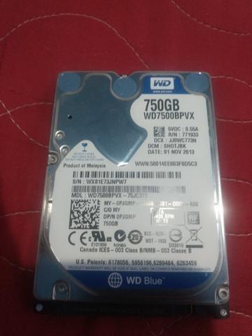 Hd Notebook 750 GB WD