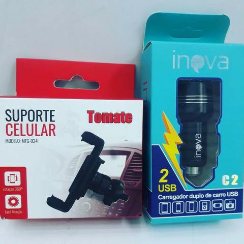 Kit Uber 99 Pop Cabfly Suporte e Carregador Veicular