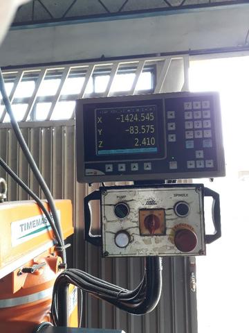 Vendo ou troco Torno Nardini ND250 e Fresa ferramenteira Timemaster 4KVME - Foto 4