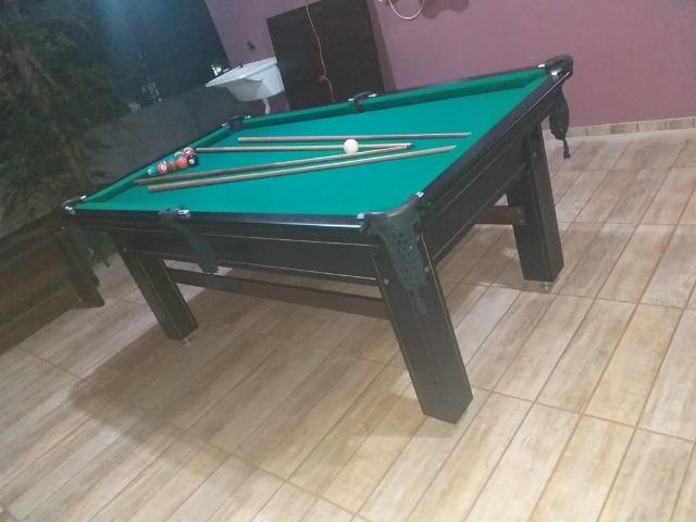 Mesa Tentação Faça o Pedido | Mesa Tabaco | Tecido Verde |LSWV7356