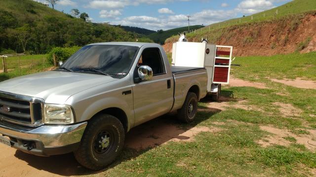 Vendo ou troco F250 XLT turbo diesel mwm 4.2 - Foto 3