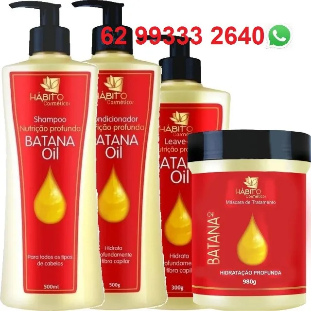 Nutrição Profunda para Seus Cabelos Batana Oil Hábito Cosméticos