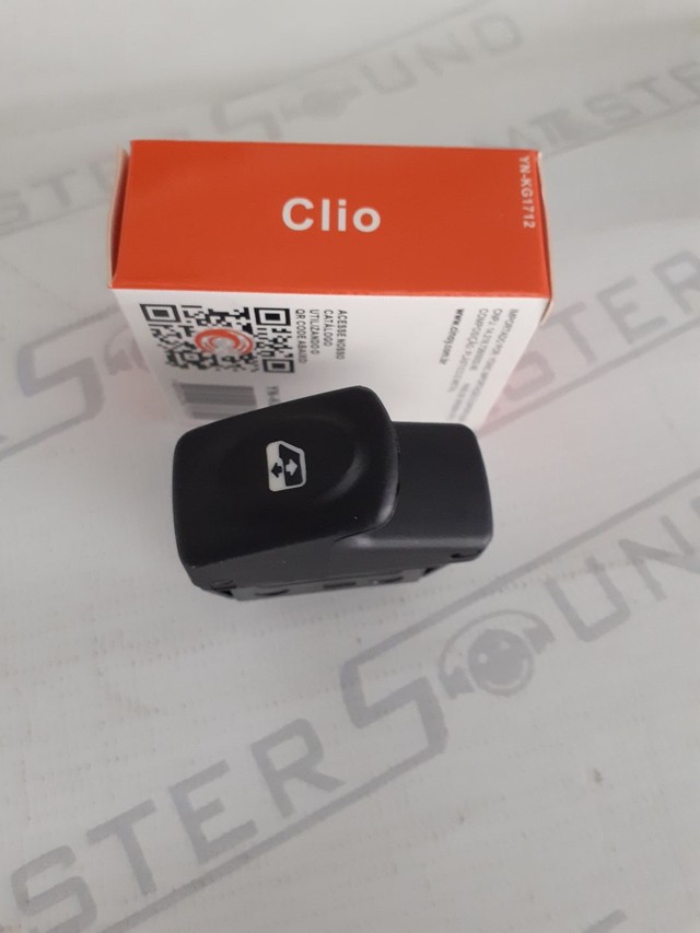 Botão simples. 5 pinos.para vidro elétrico.  Para: linha Renault antigos.   - Foto 3