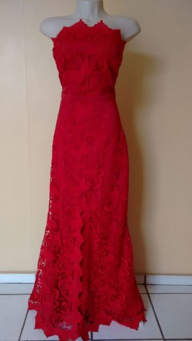 Vestido longo de festa