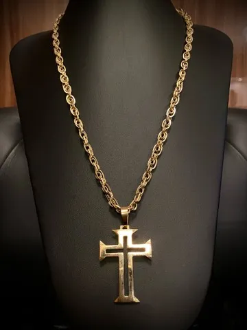 Conjunto em ouro 18k 36,5 gramas