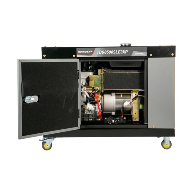 Gerador a Diesel 7 KVA Trifásico 220/380 Toyama TDG8500 SLE3XP Cabinado - Foto 4