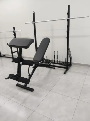 Banco de Supino Reto Musculação Fokus - Fokus Fit - Equipamentos