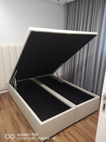 CAMA BOX BAÚ KING 193x203 BLINDADO PREMIUM