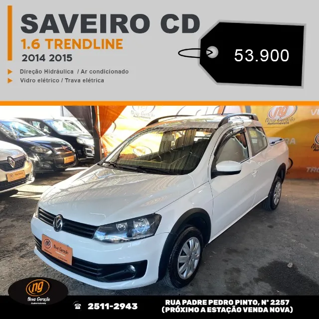 Volkswagen Saveiro 2015 por R$ 66.800, Belo Horizonte, MG - ID: 2788329