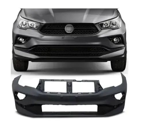 Parachoque Dianteiro Fiat Cronos 2018 - Preto Liso - DTS