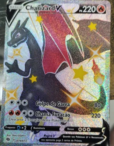 Carta Pokémon Charizard Ultra Raro Celebrações + Brindes em