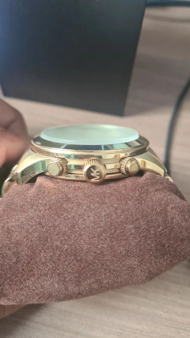 Relógio Michael Kors Original Dourado 48mm - Foto 5