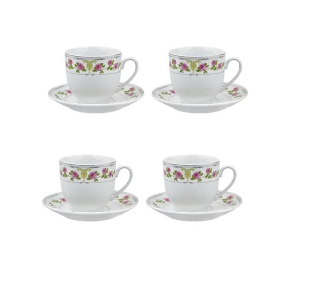 Jogo De Xicara De Chá Flores - Foto 2