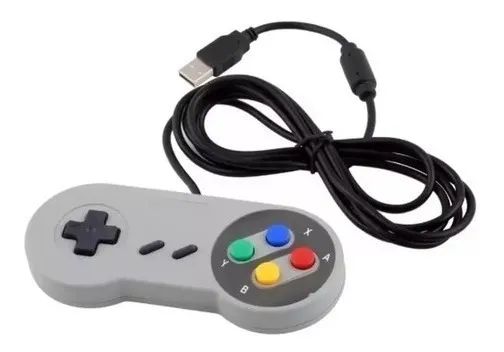 Controle Usb Super Nintendo Snes Joystick Windows Mac Linux - Foto 2