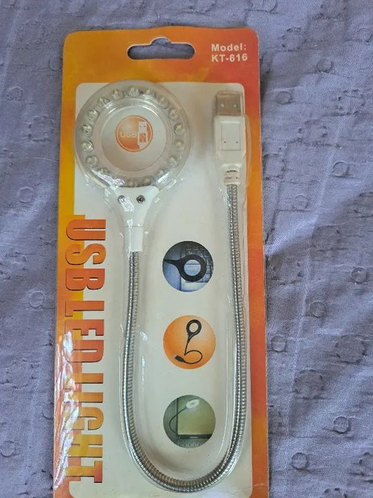Luz Led usb com interruptor liga/desliga