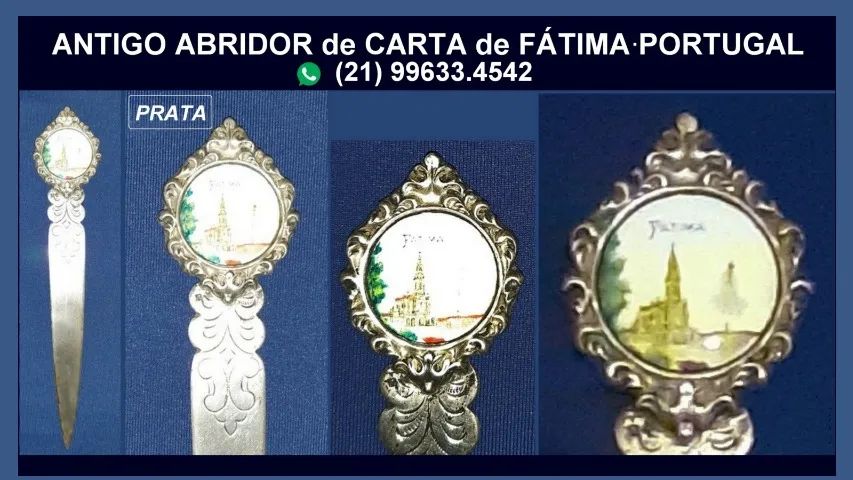 Abridor de cartas em prata portuguesa. - Foto 5