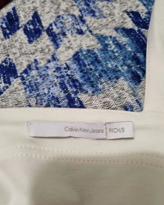 vestido novo calvin klein, p, com elastano, trouxe dos eua,cor off white - Foto 5
