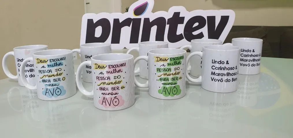 Caneca personalizada presente para avô e avó