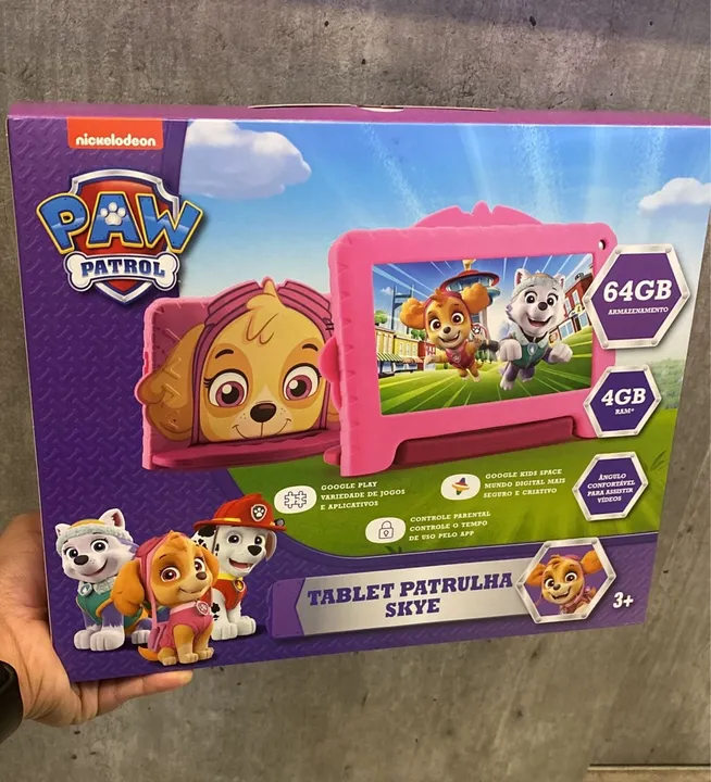 Tablet Patrulha Canina Rosa 64GB