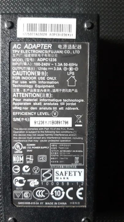 Adaptador de Tensão para Equipamentos Eletrônicos - ADPC1236