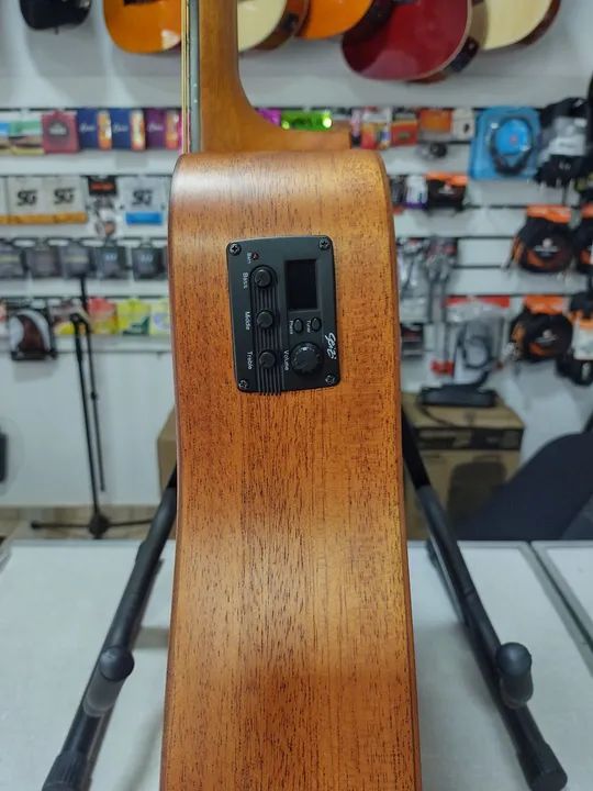 Violão Seizi Baby Tokio Canhoto Eletroacústico  - Foto 3