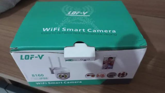 Câmera de segurança wi fi full hd externa a prova de água