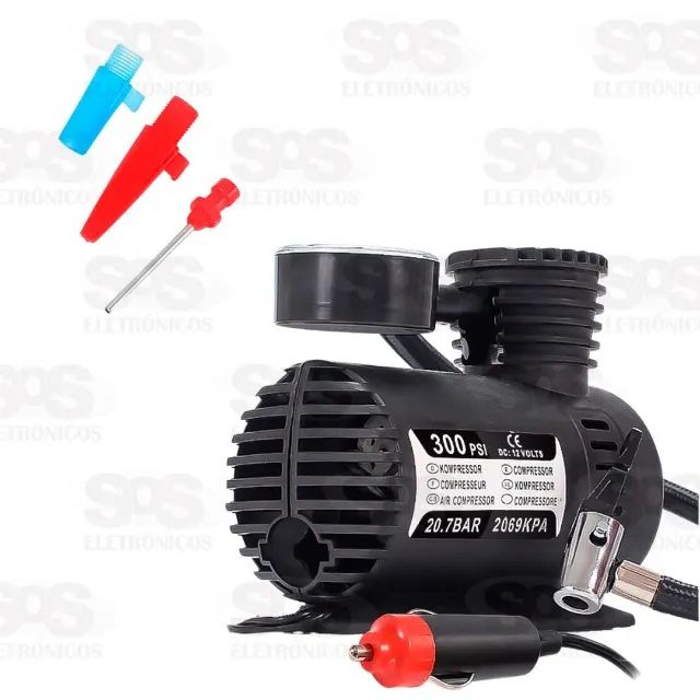 Mini Compressor De Ar Veicular 12v
