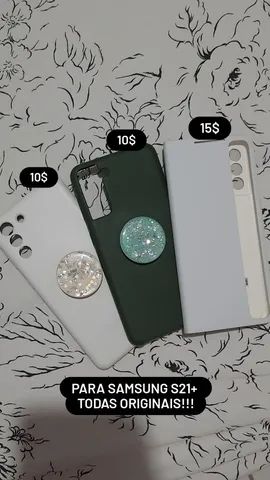 Capinha para Samsung S21 PLUS! NOVAS.