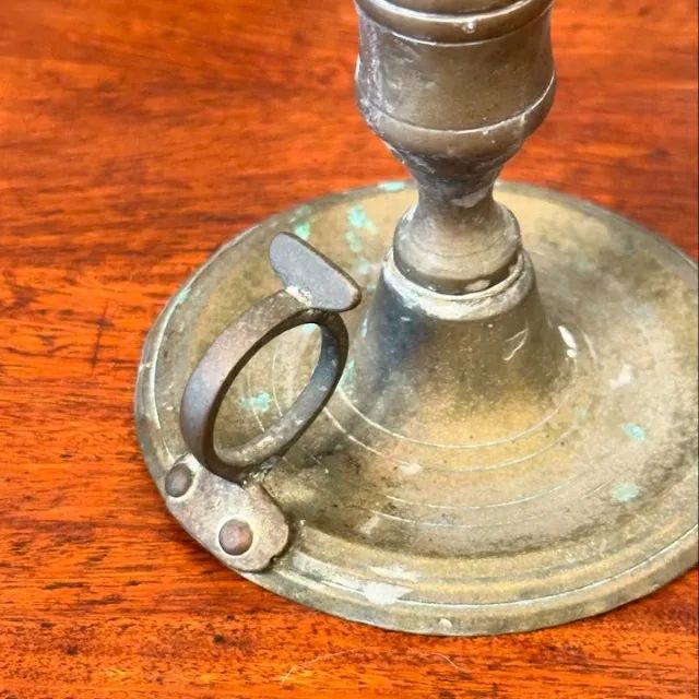 Castiçal Palmatória em estado rústico. - Foto 3