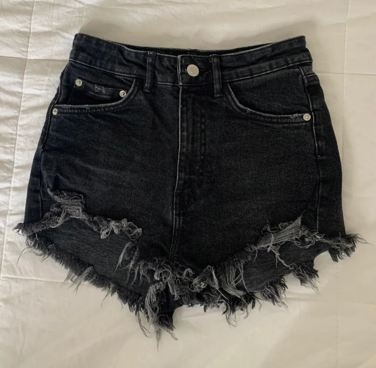 short jeans preto zara 