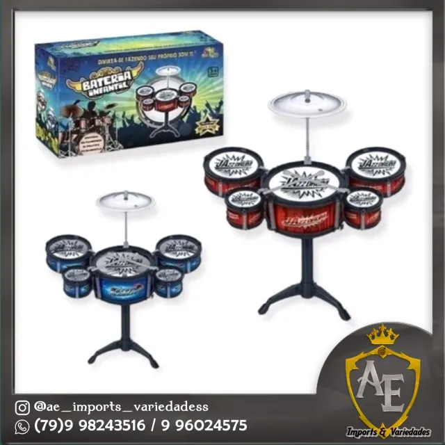 bateria infantil