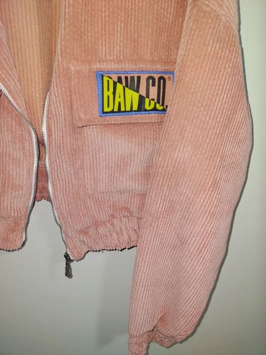 Casaco Baw Clothing Rosa Cropped Tam G - Foto 4