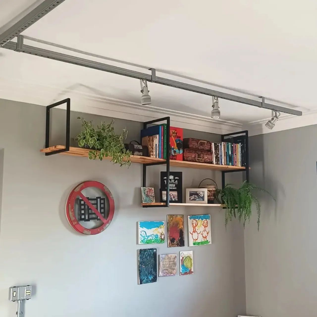 Industrial 90x20x60 Pratilheira| Móveis planejados estantes casa decoração  - Foto 3