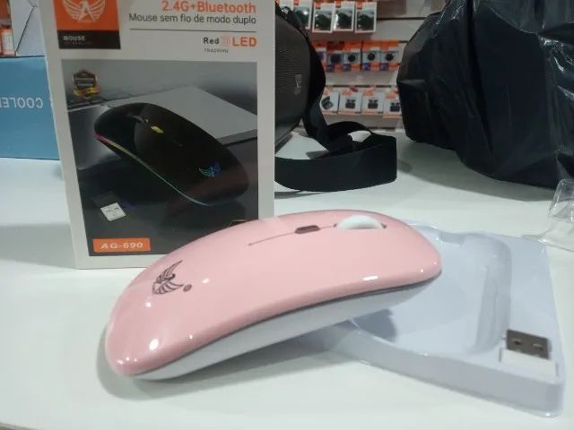 Mouse Sem Fio Recarregável 2.4GHz Altomex AG-690 - Foto 6