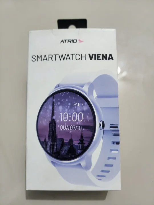 Relógio Smartwatch Viena Android/iOS Prata Atrio - ES385