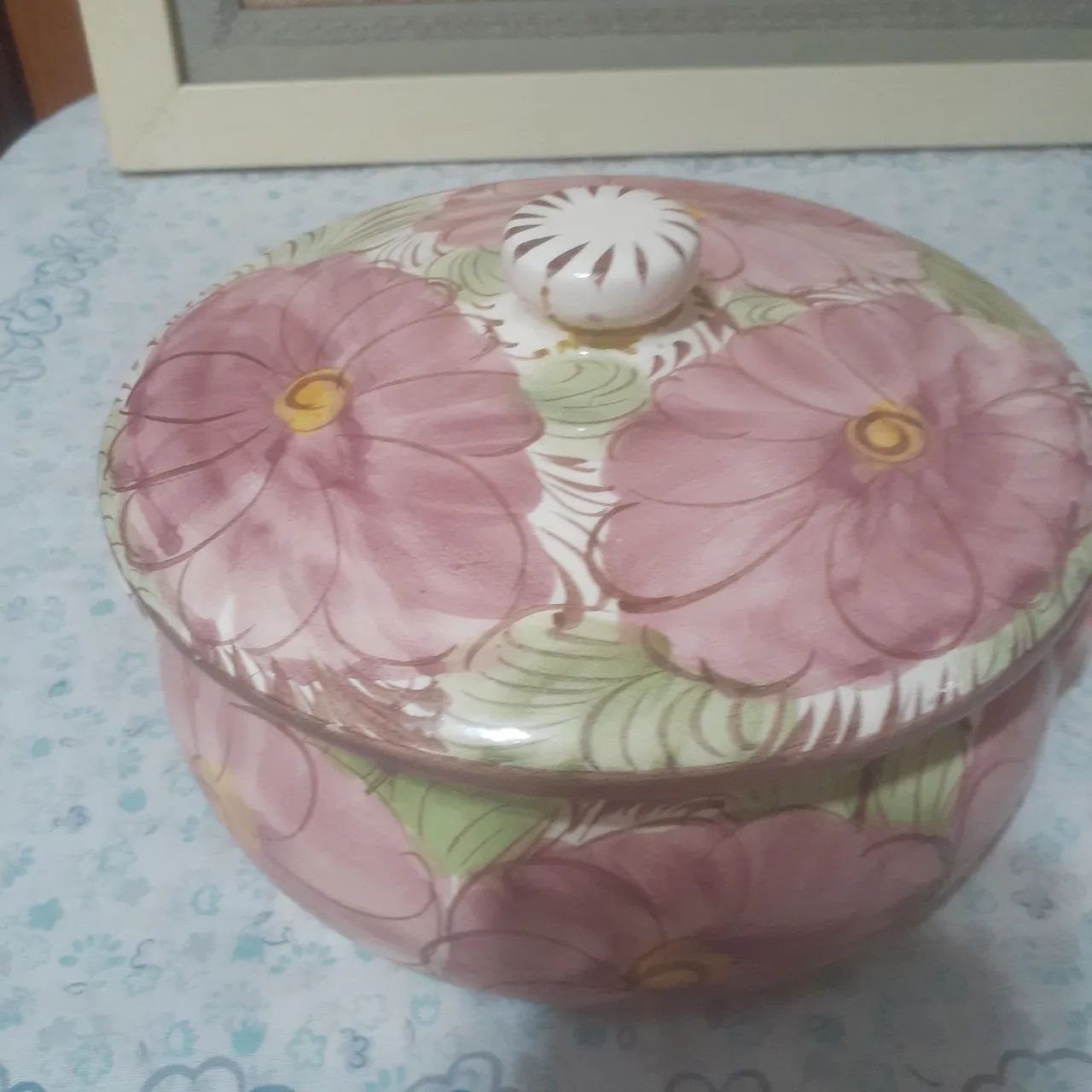 Sopeira  louça  florida..linda D+ - Foto 2