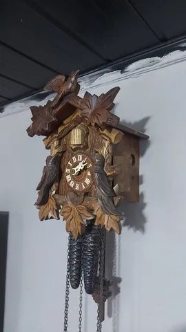 Relógio Cuco Alemão Mini Cuco Raríssimo Impecável - Foto 6