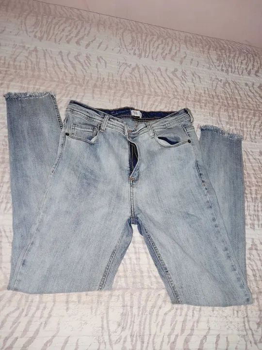 Calça Jeans Azul Claro - Tamanho M