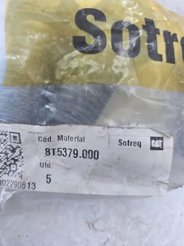 Escavadeira carregadeira trator esteiras caterpillar parafuso novo original 8T5379 - Foto 4