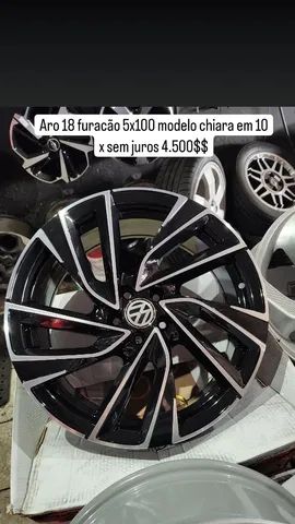 Jogão de rodas aro 18 modelo chiara mk8 em 12 x sem juros  - Foto 3