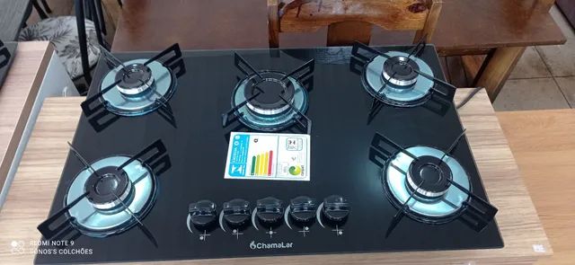 FOGÃO 5 BOCAS COOKTOP 
