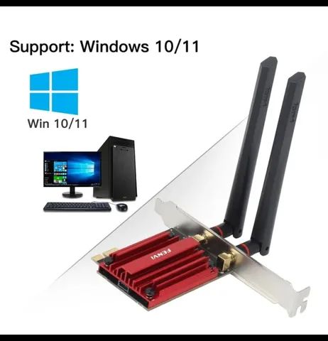 Placa de Rede PCIE Wi-fi 6E AX210 - Foto 3