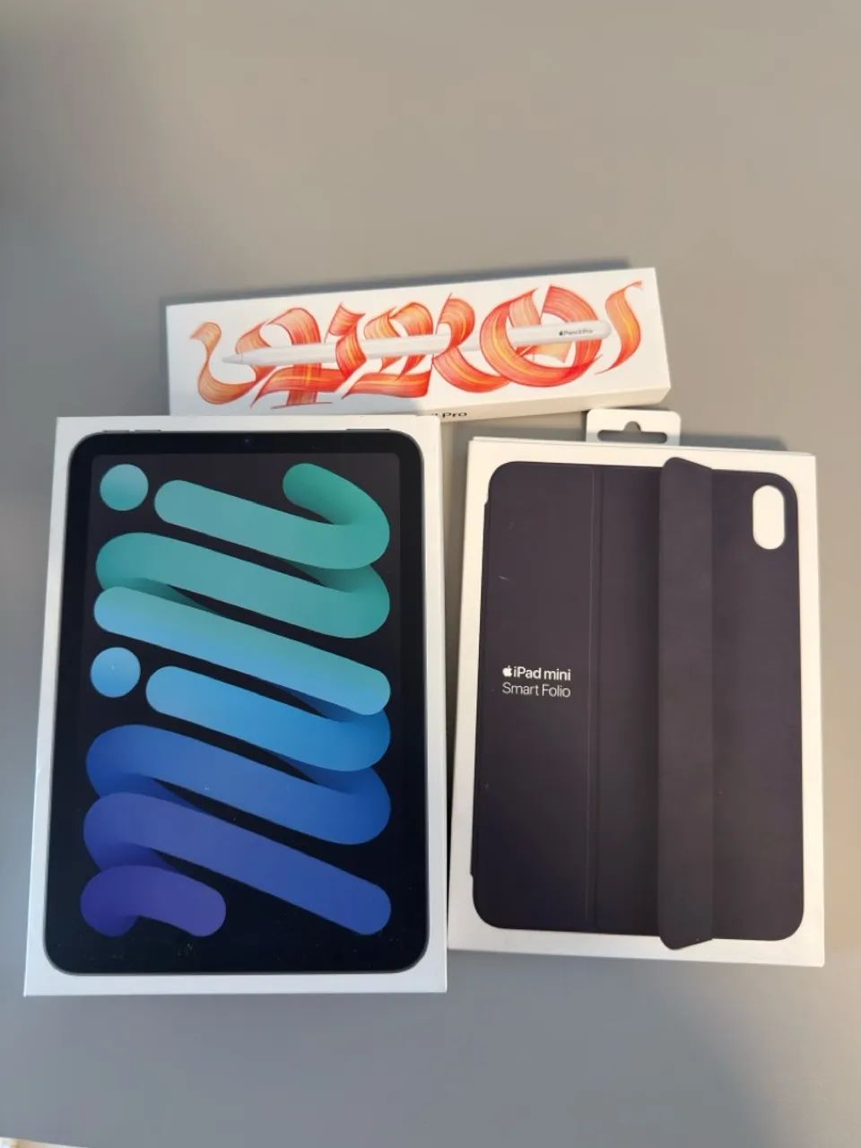 iPad本体 iPad mini 7 + Smart Folio + Apple Pencil Produtos com até 15 OFF no PIX KaBuM