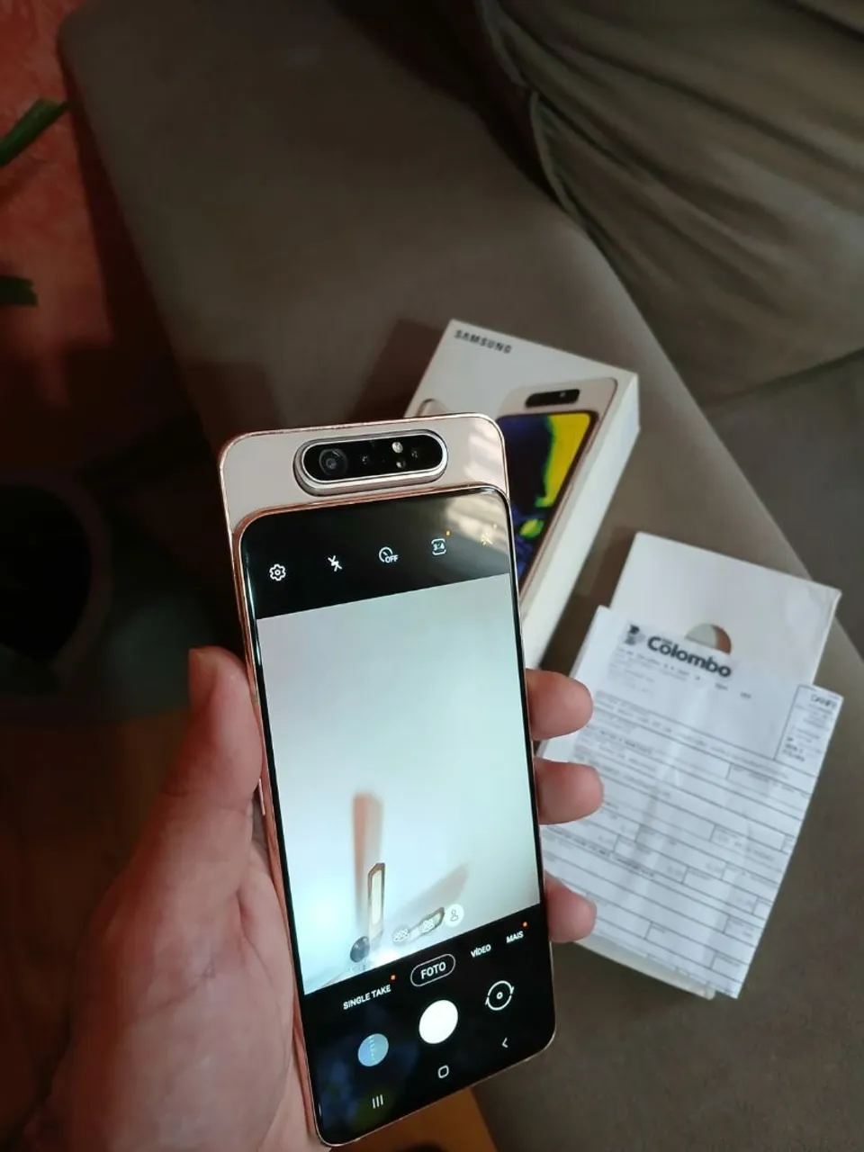 Samsung Galaxy A80 128gb 8gb Ram Câmera Giratória (Top Barbada)